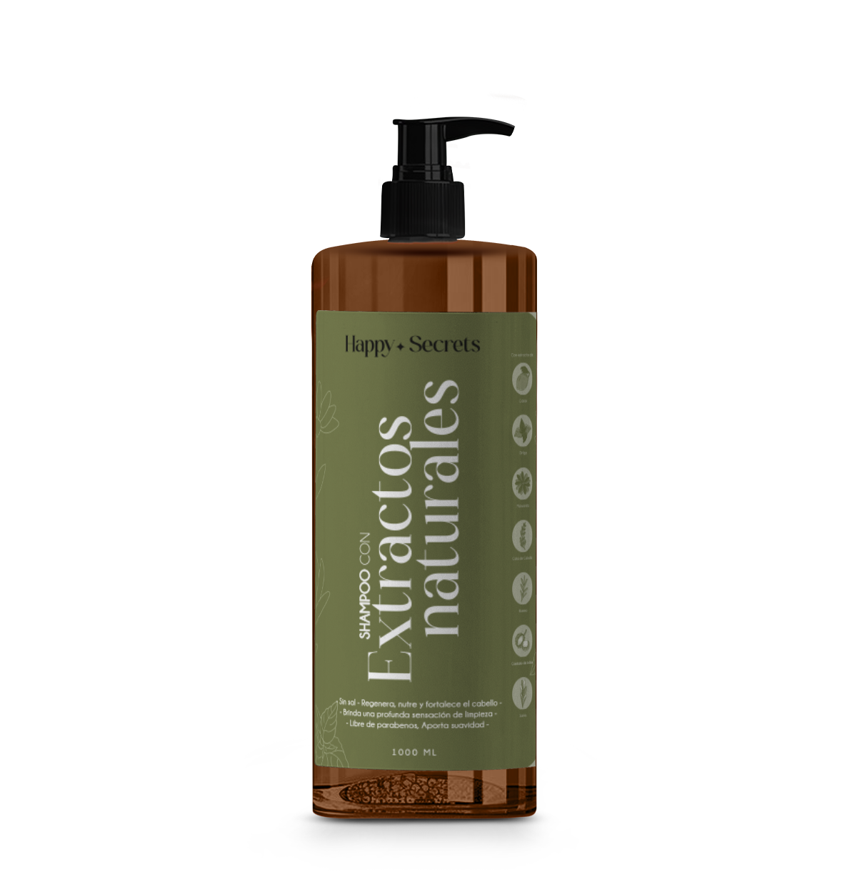 SHAMPOO NUTRITIVO EXTRACTOS NATURALES HS X 1LT $ 26.900
